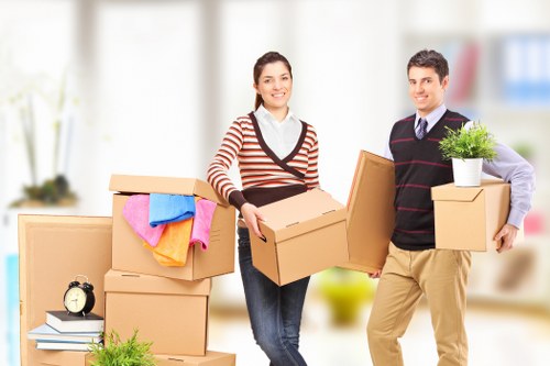 Organised packing materials used by packing services in Bigginhill