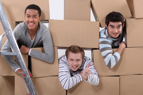 Organized furniture storage space in Bigginhill