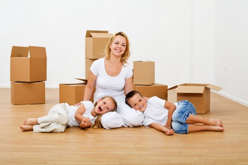 Customer choosing a secure payment method for storage services